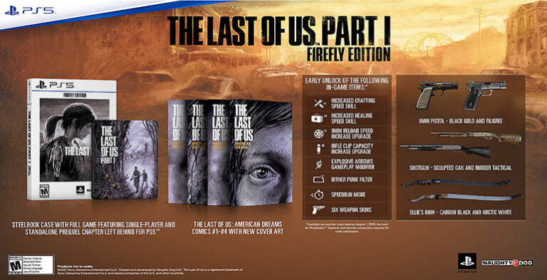 Varias unidades de The Last of Us Part 1 Firefly Edition llegan rotas y PlayStation las ignora
